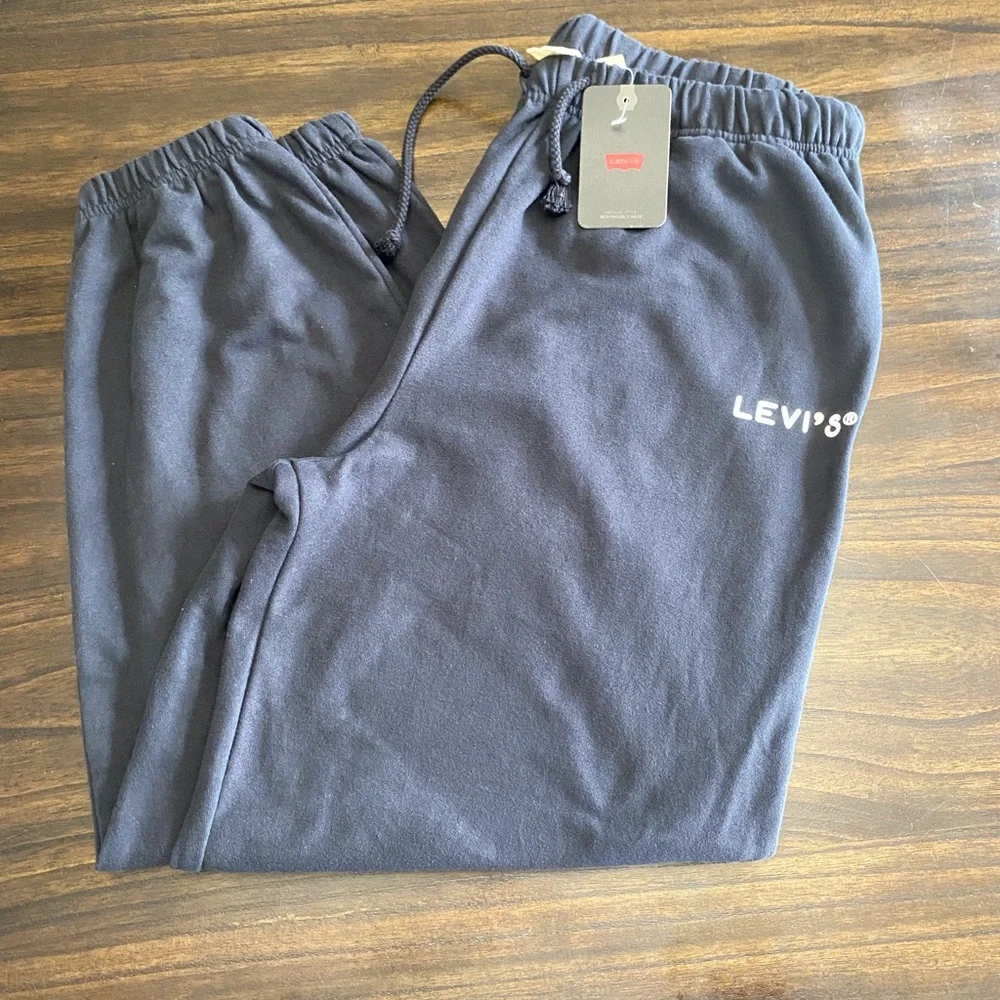 Levi’s NWT Black Fleece Jogger Sweatpants Men’s Plus Size 1X Drawstring